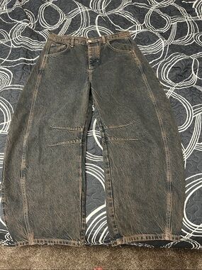 We The Free Relaxed Barrel Jeans Lost in the Desert